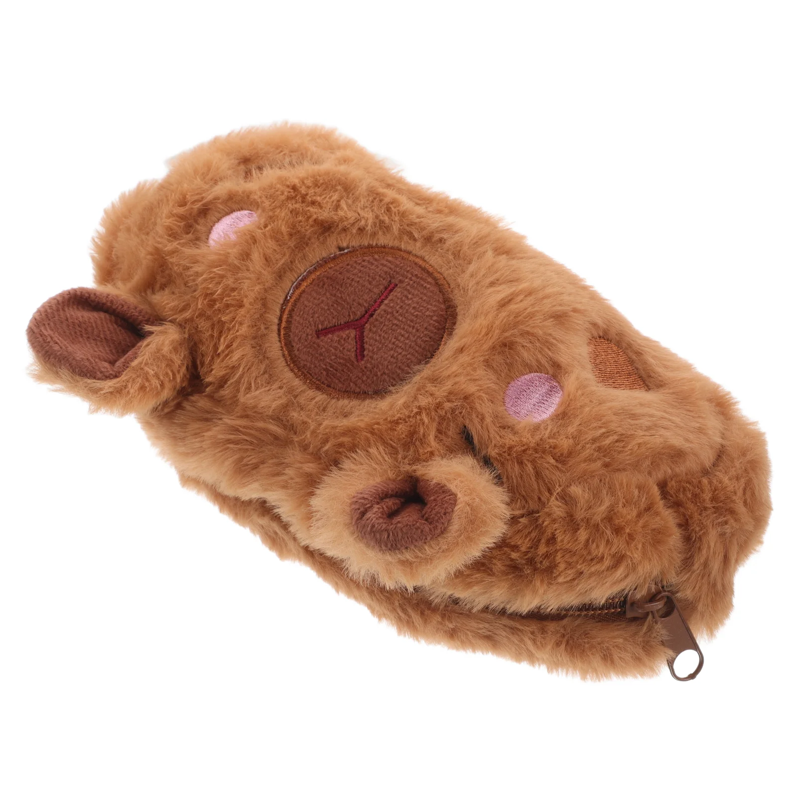 

Capybara Plush Pencil Case Adorable Zipper Pouch For Stationery Office Supplies Bag For Adults And Teens Present For Animal Love