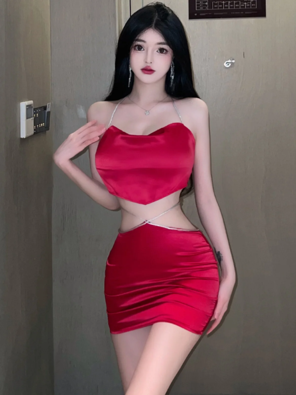 

Сексуальная юбка для бара, ночного клуба, комплект с ремешком, подвесной пояс, женский модный полиэстер, orm Suit