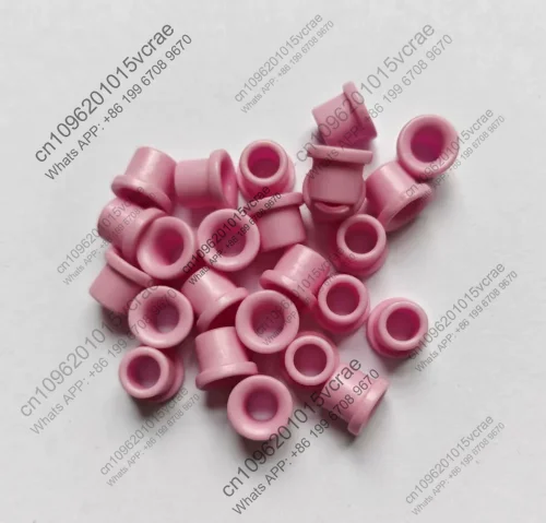 10pcs over coil porcelain eye small outer diameter 7.8*total height 8*inner hole 5 threading hole thread tip