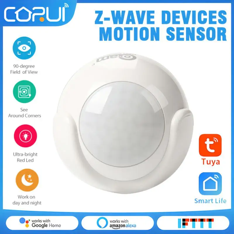 1~10PCS Detector Sensitivity Motion Detection Alarm System Advanced Connections With Battery Temperature Sensor For Z-wave