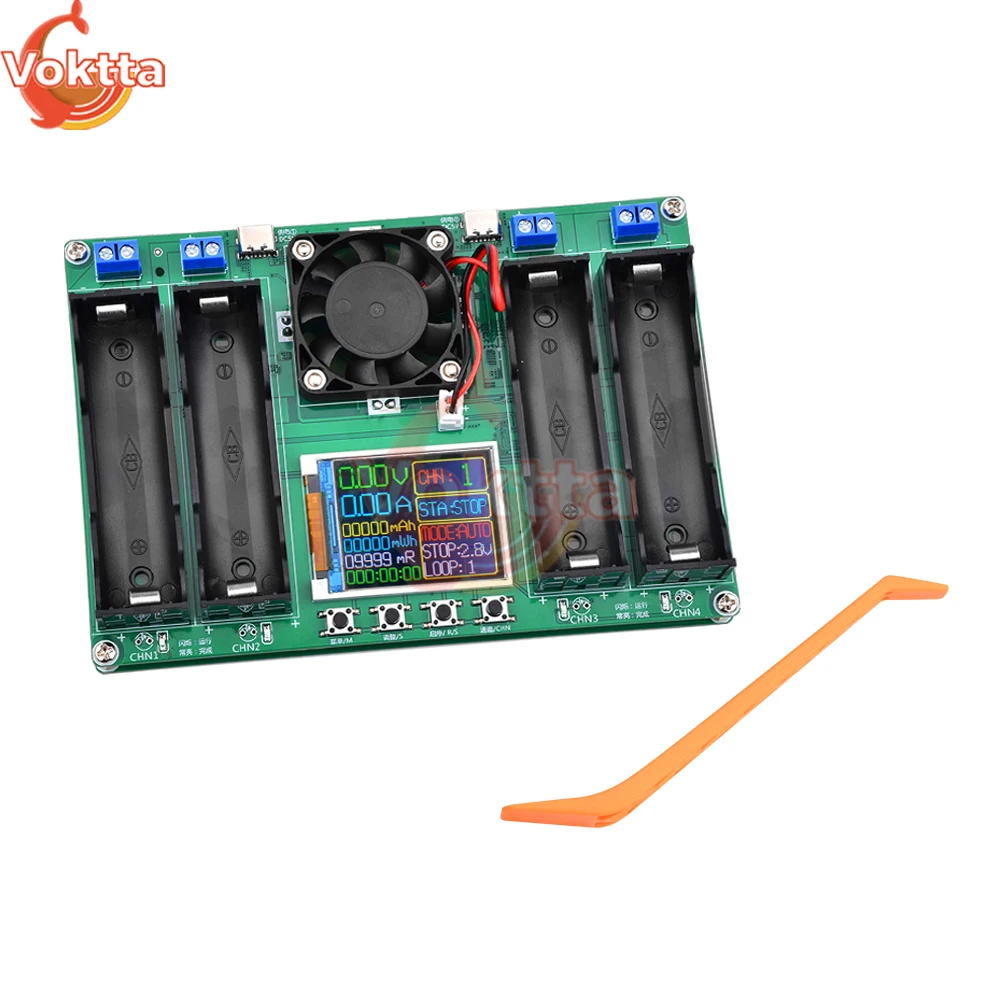 Imagem -06 - Lítio Bateria Capacidade Tester Mmwh Resistência Interna Tester Auto Carregamento e Descarregamento Módulo Detector de Energia 18650