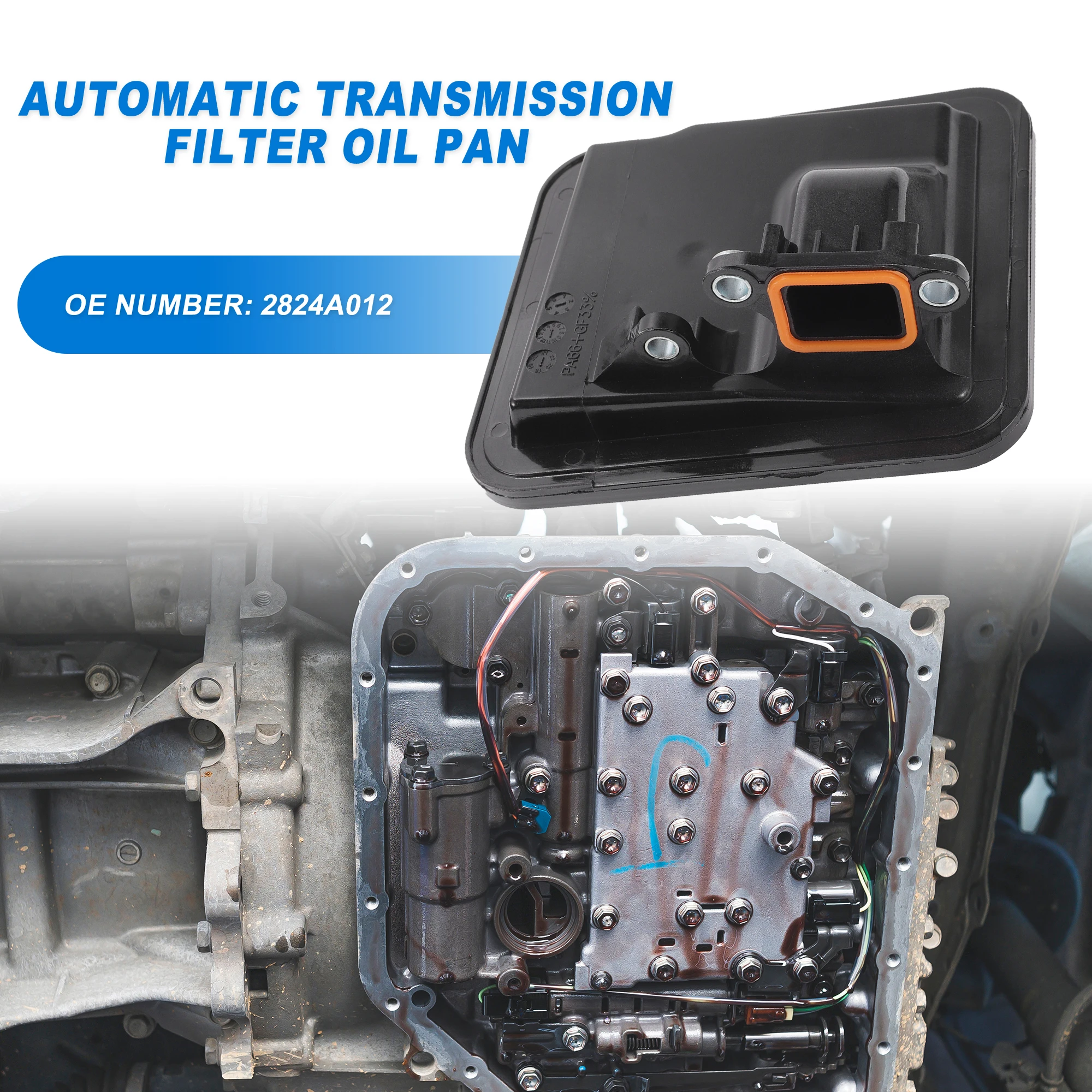 

UXCELL JF613E Automatic Transmission Filter Oil Pan for Mitsubishi Outlander GT 3.0L V6 - Gas 2012-2020 2824A012