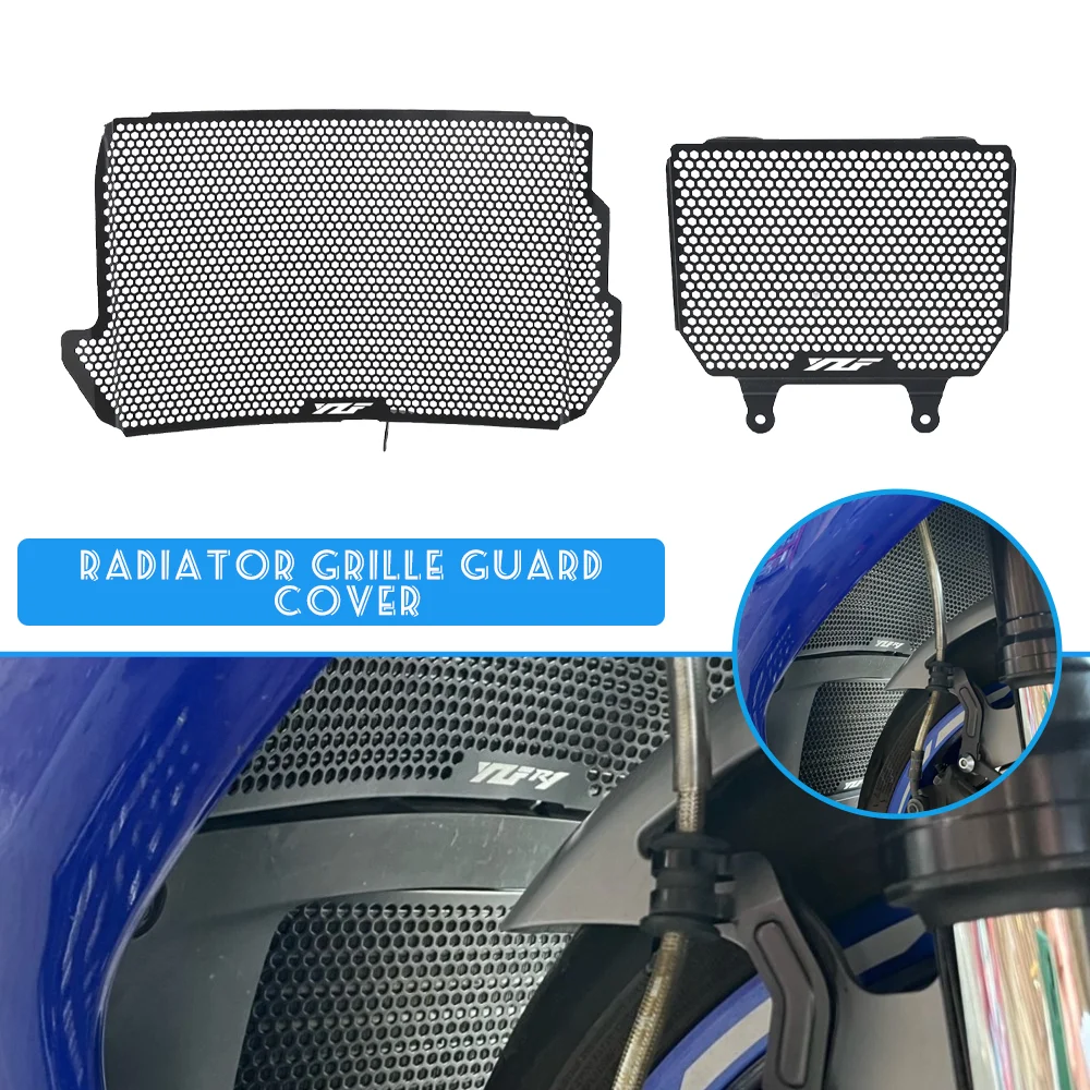 

For Yamaha YZFR1 YZFR1M YZF R1 R1M 2015 2016 2017 2018 2019 2020 2021 2022 2023 2024 2025 Radiator Grille Guard Oil Cooler Cover