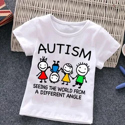 T-shirt en coton pour enfants, T-shirt pour garçons et filles, dessins animés, puzzle, vêtements d'été mignons pour bébés, costumes de dinosaures en bas âge