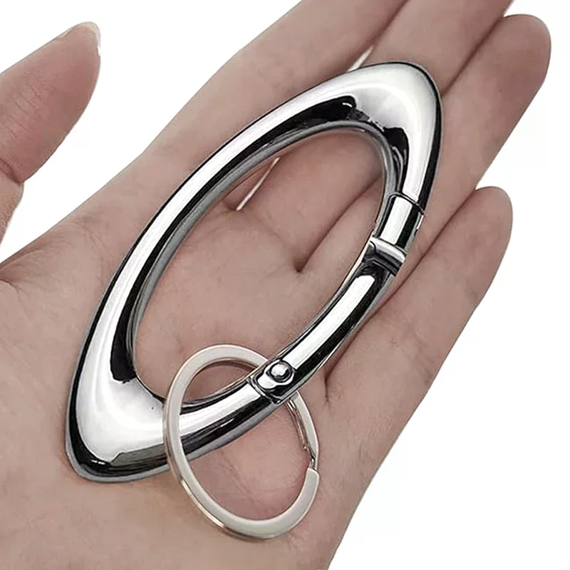 Zinc Alloy Carabiner Keychain Waist Pendant Climber Use Gift Dad Boyfriend Men Camping Hiking Outdoor