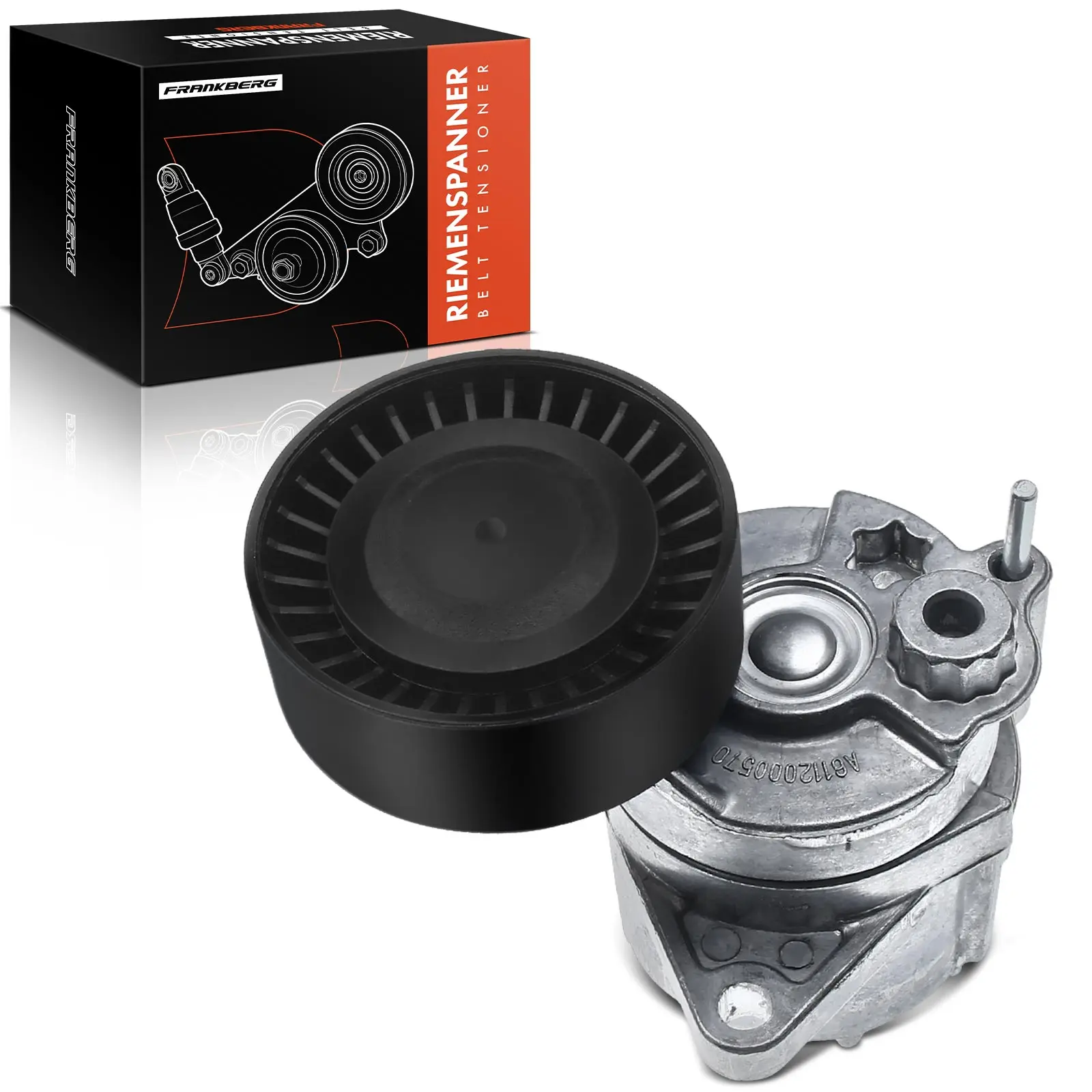 Frankberg 1x Spanrol Riemspanner voor Mercedes-Benz W203 W204 W211 S211 05080243AA VKM38020 GA4019 68001798AA 5080243AA
