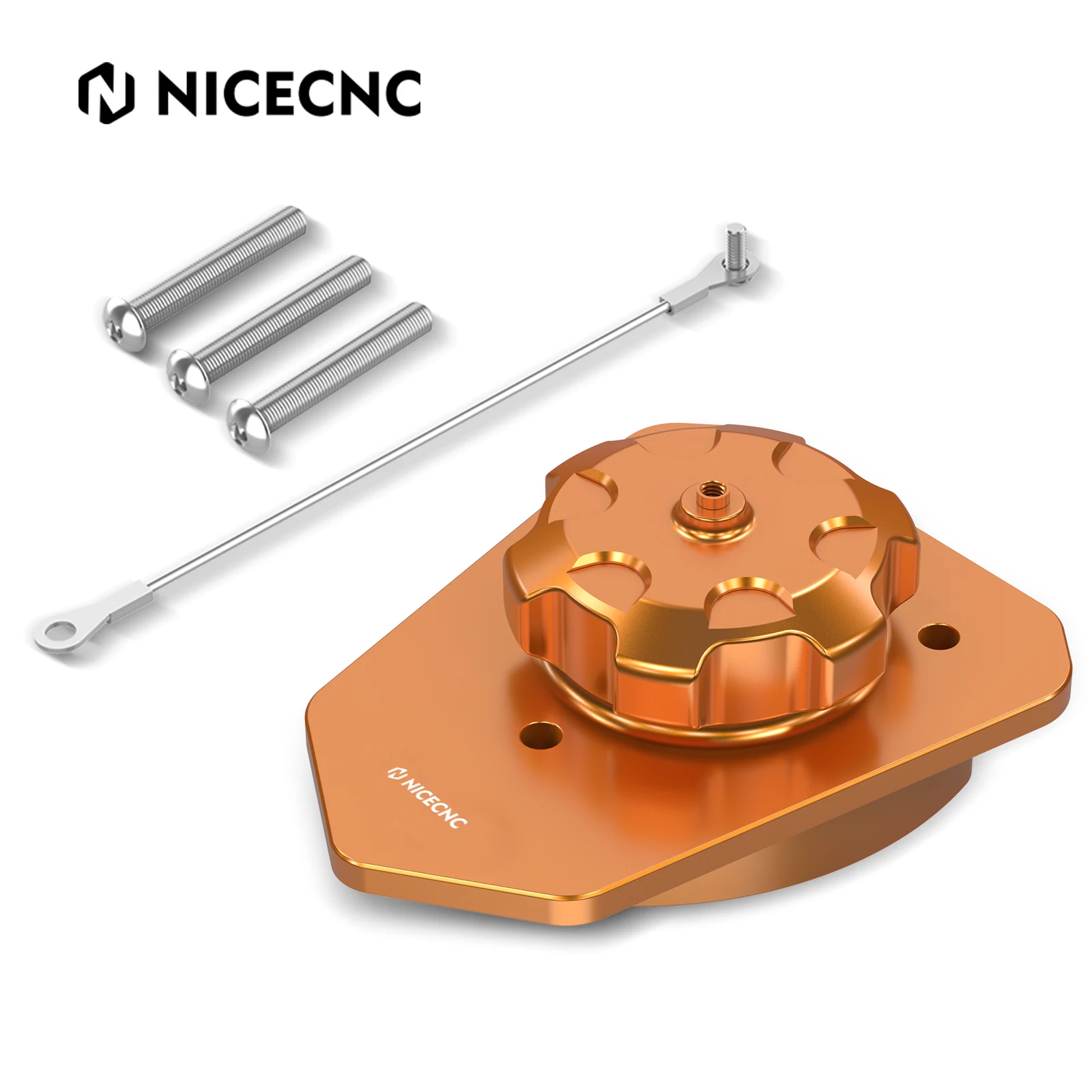 NICECNC Voor KTM 690 SMC R Enduro/R SMCR 2019-2024 Motorfiets Brandstof Hals Cap Cover Brandstofvuller nek Cap Kit