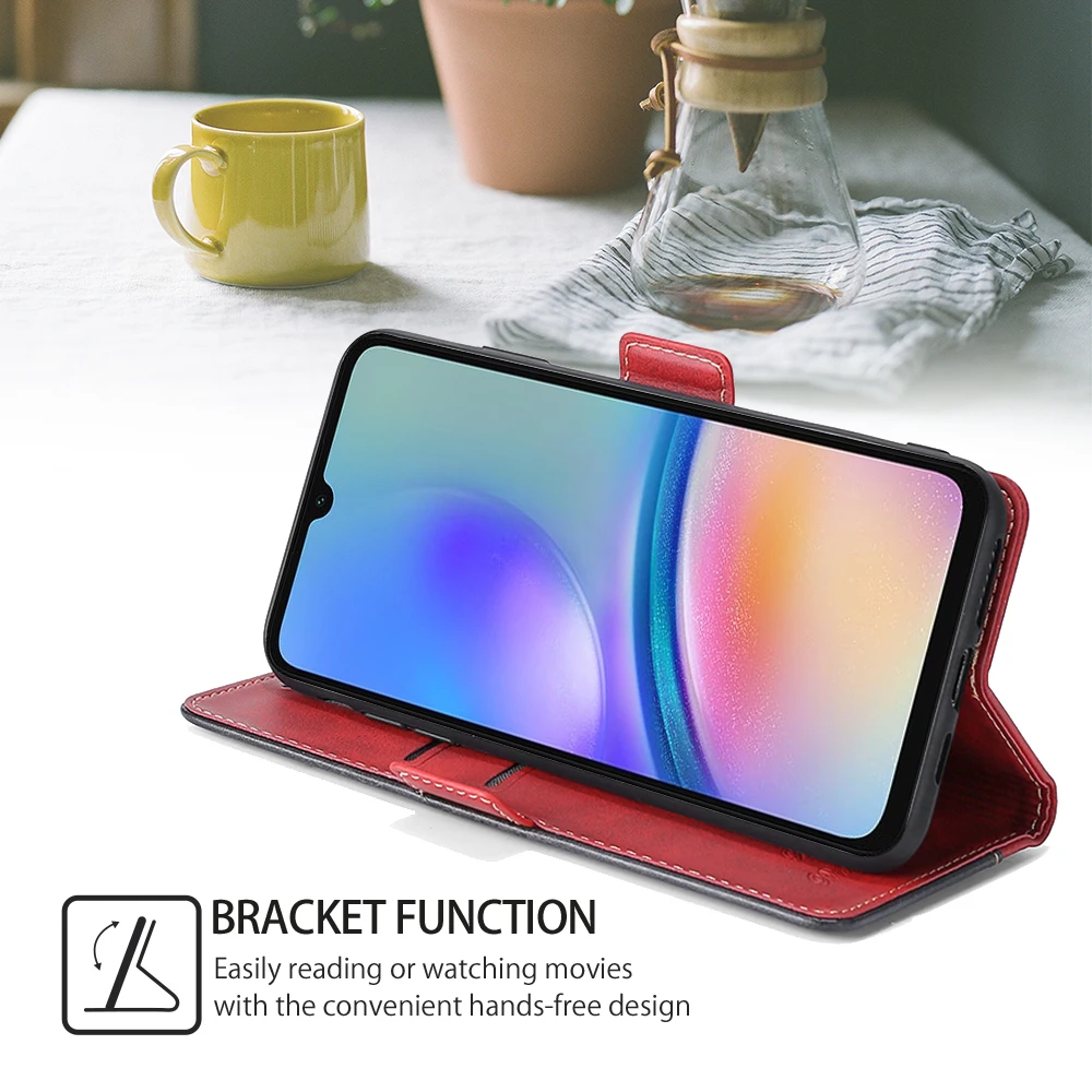 For Samsung Galaxy Xcover 7 5G Leather Wallet Case for Samsung Galaxy Xcover 7 6 Pro 2 Flip Cover Magnetic Phone Case Card Slot
