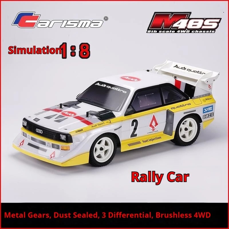 

Carismagt24 1:8 соотношение электрический пульт дистанционного управления бесщеточный автомобиль полноприводный раллийный гоночный друг игрушка подарок на день рождения