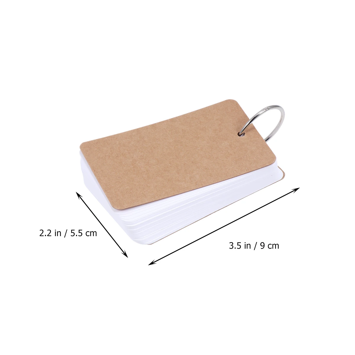 3pcs Message Cards Blank Paper Portable Ring Binder Mini Notepad For School Office Memo Pads Creative Note Pads Pocket Notepad