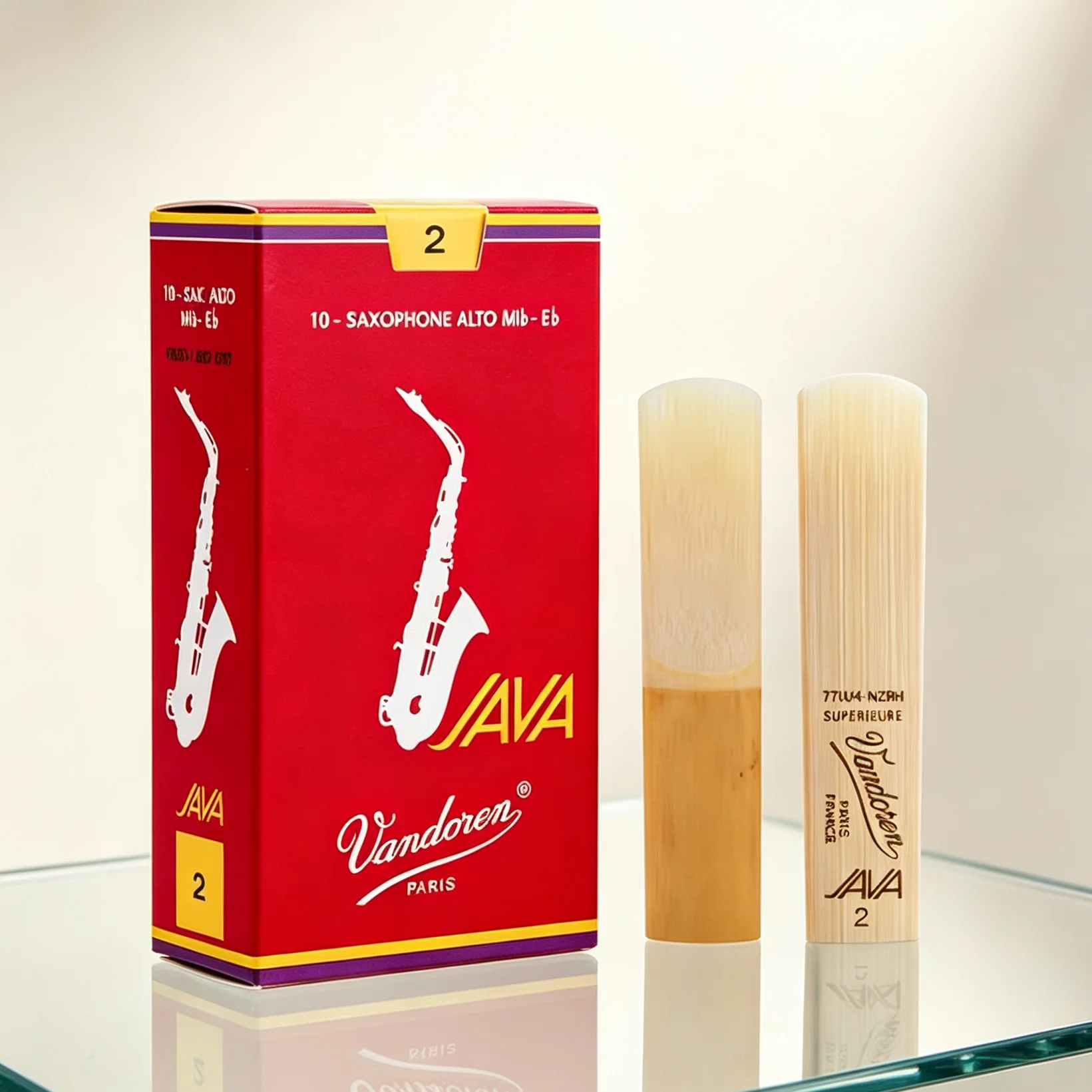 Vandoren JAVA Red Box Eb Alto Saxophone Reeds Bb Soprano Bb Tenor FRANCE Original Pop Style SAX Reed