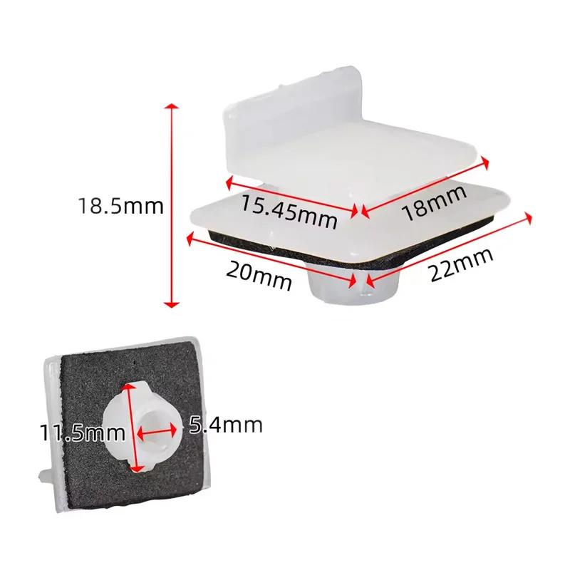91514-SAA-003 20PCS A-490 Fasten buckle suitable for door sill lining of side skirt trim panel of Honda Fit automobile