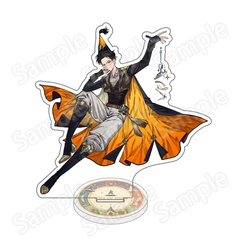 Anime Witch Hat Atelier Adult Ver Figure Coco Qifrey Richeh Arklaum Tetia 15cm cartoon character Acrylic Standing keychain Model