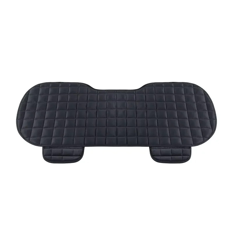 1PC Car Seat Cover Front Rear Flocking Cloth Cushion Non Slide Winter Auto Protector Mat Pad Keep Warm Fit For Truck Suv Van