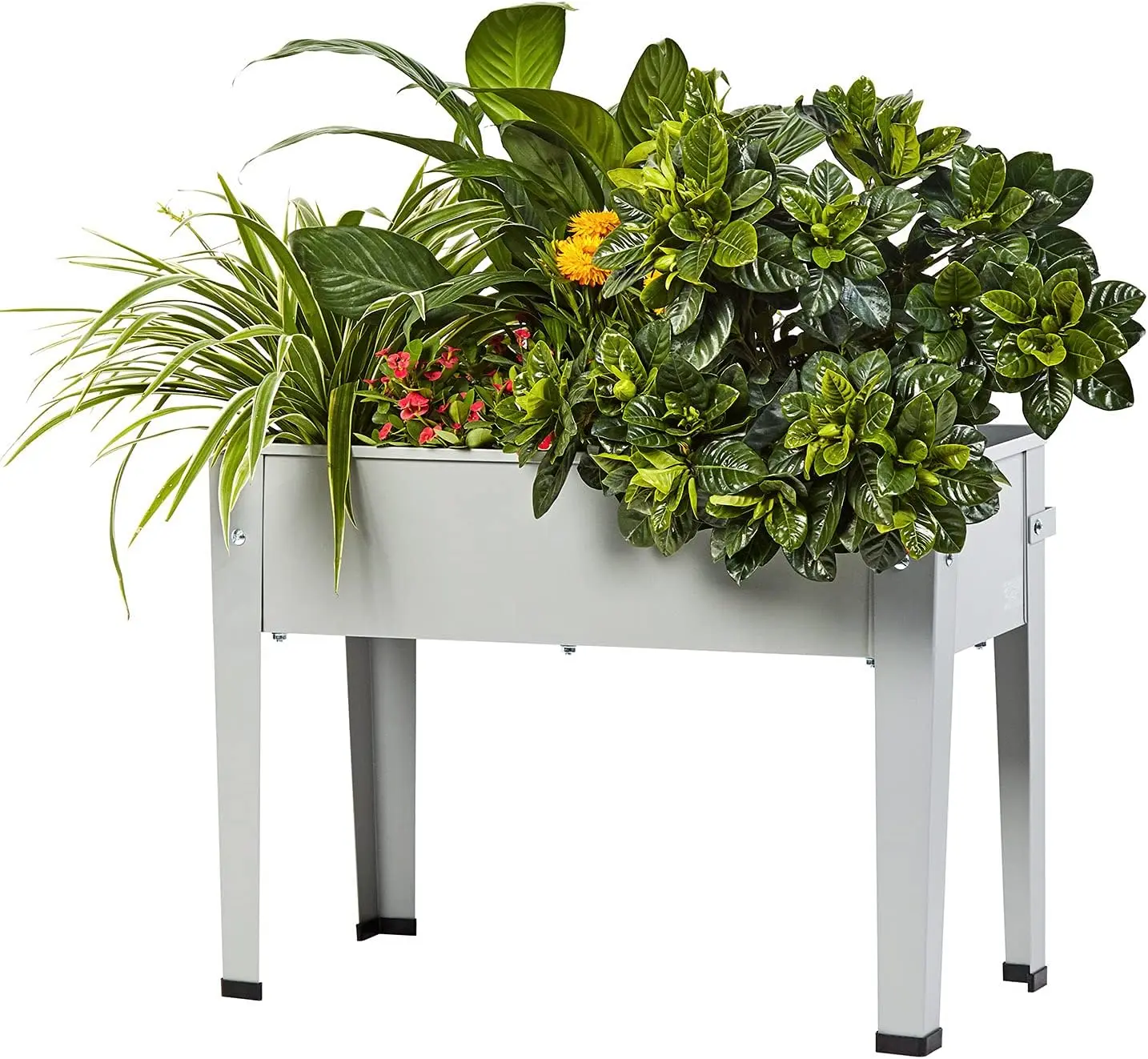 

Metal Raised Garden Bed,Raised Planter Box with Legs,Herbs and Vegetables Planter Suitable for Outdoor Patio Deck and Po