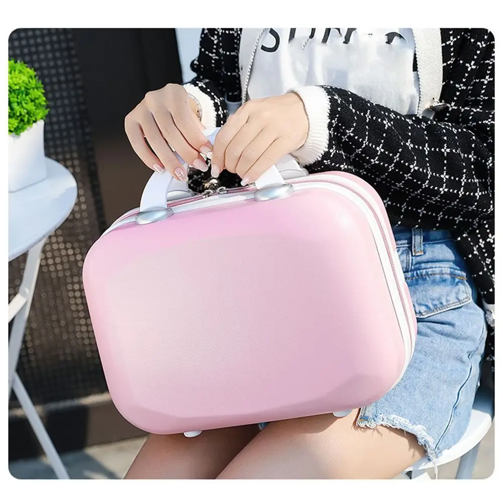 14 inch Mini Travel Suitcase Cosmetic Box Hand Luggage Organizer Case Small Boarding Case