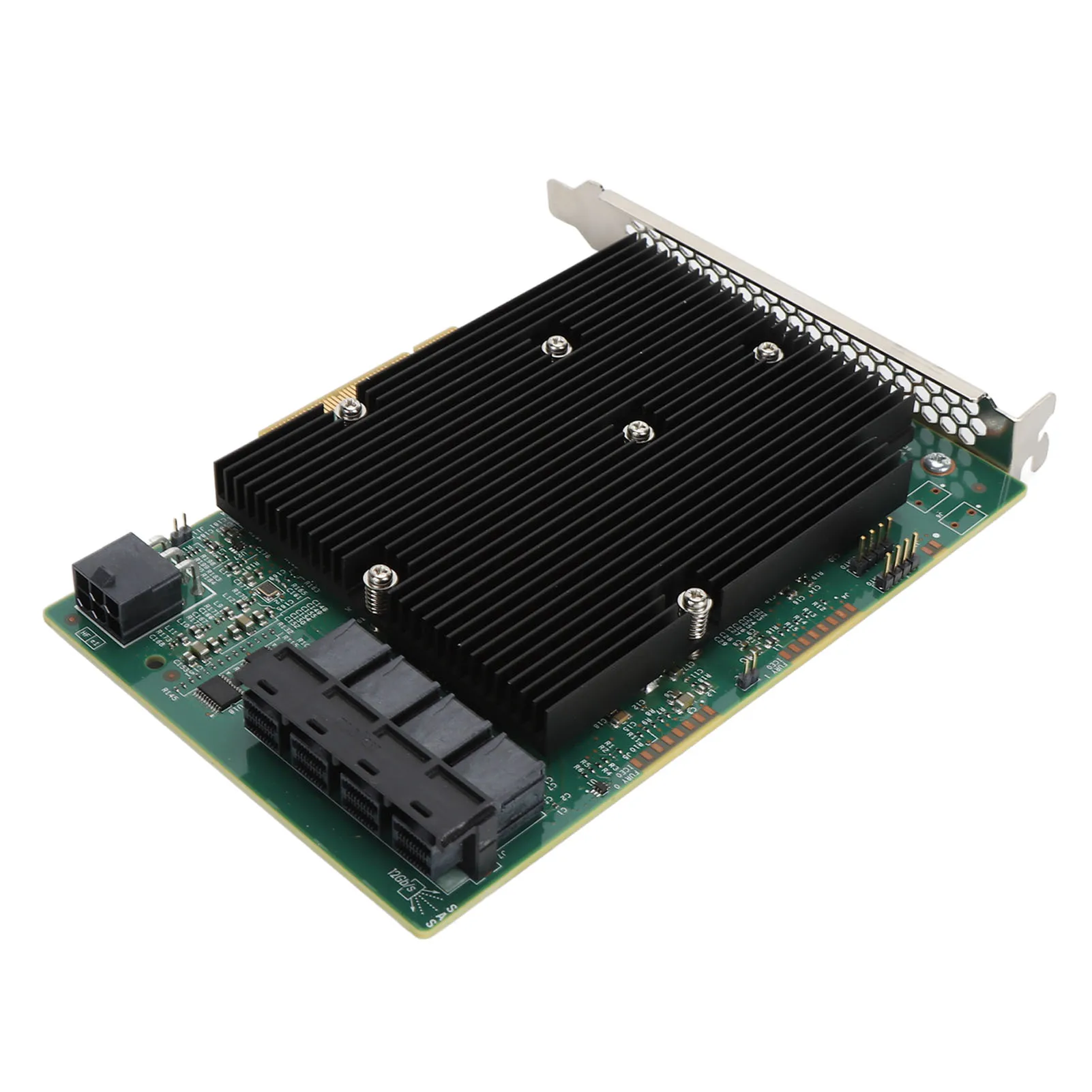 بطاقة تحكم HBA بطاقة توسيع HBA فتحة PCIe 16 منفذ SATA SAS 12Gbps LSI SAS 9300 16I التوصيل والتشغيل لـ VMware FreeBSD Linux