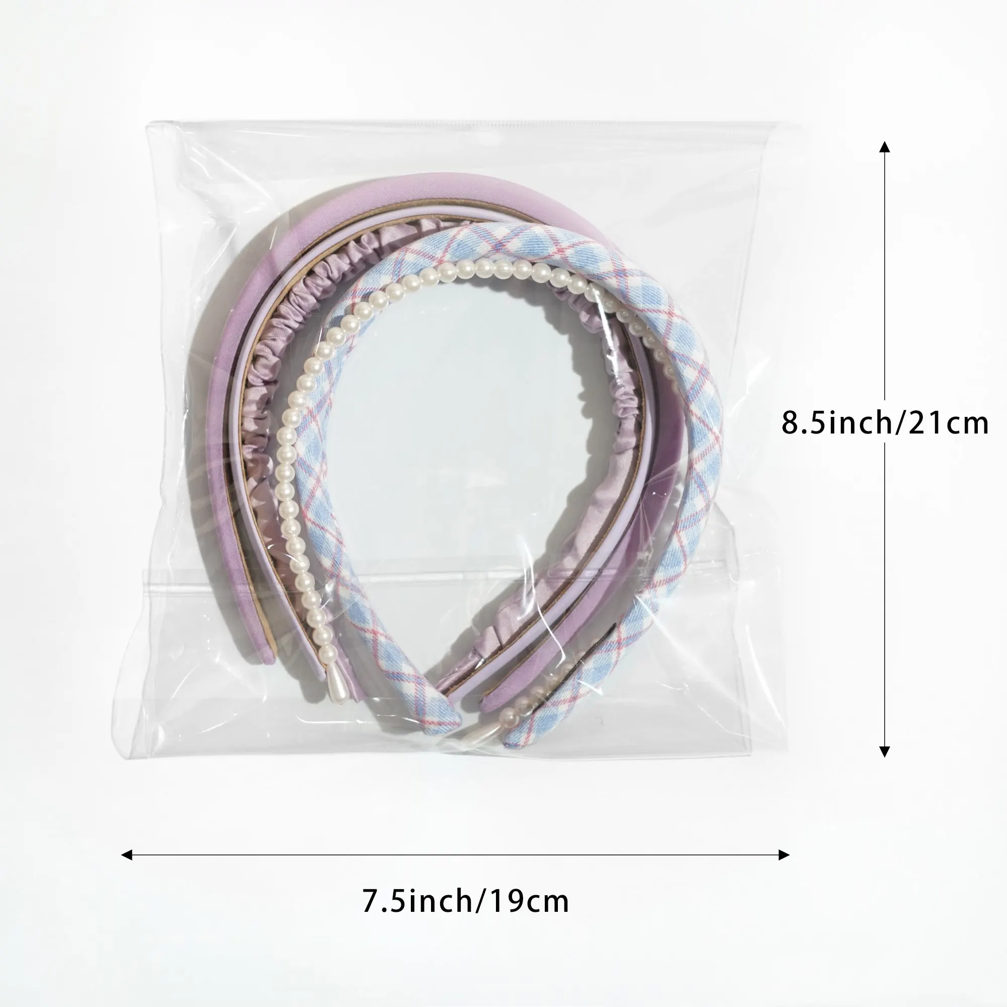 5pcs/set Elegant Hairbands Wide Brimmed Head Hoop Faux Pearl Decorative Head Wear Trendy Hair Accessories For Women And Girls