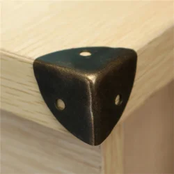 12Set Decorative Metal Jewelry Chest Gift Box Wooden Case Edge Corner Protector Corner Brackets Hardware Furniture Accessories