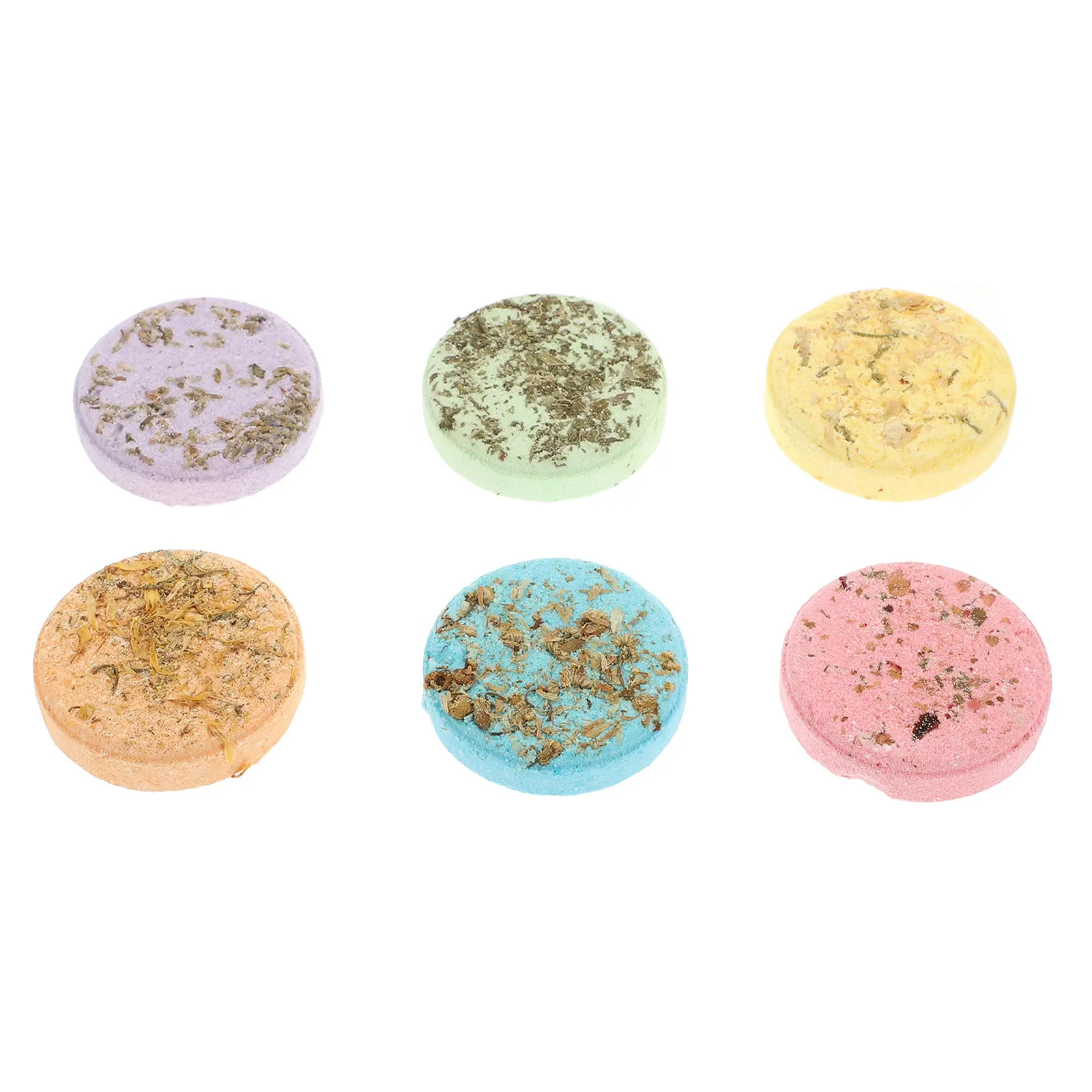 

6Pcs Aromatherapy Steam Sheets Premium Sea Salt Bath Tablets Home Shower Relaxation Spa Bathing Essential Oil Sheets Portable