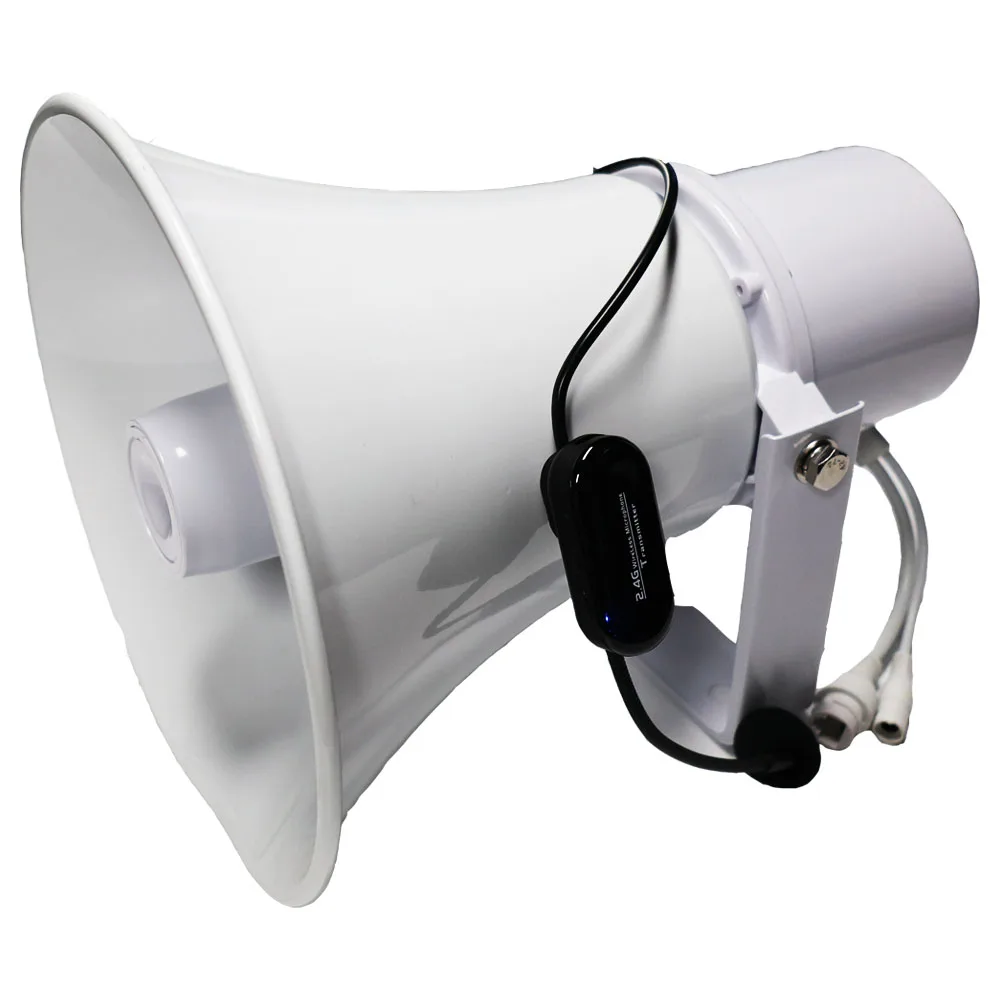 Portable Wireless Microphone Speaker Outdoor Horn Speaker with Microphone Installed in Mosque Venue, Classroom Car