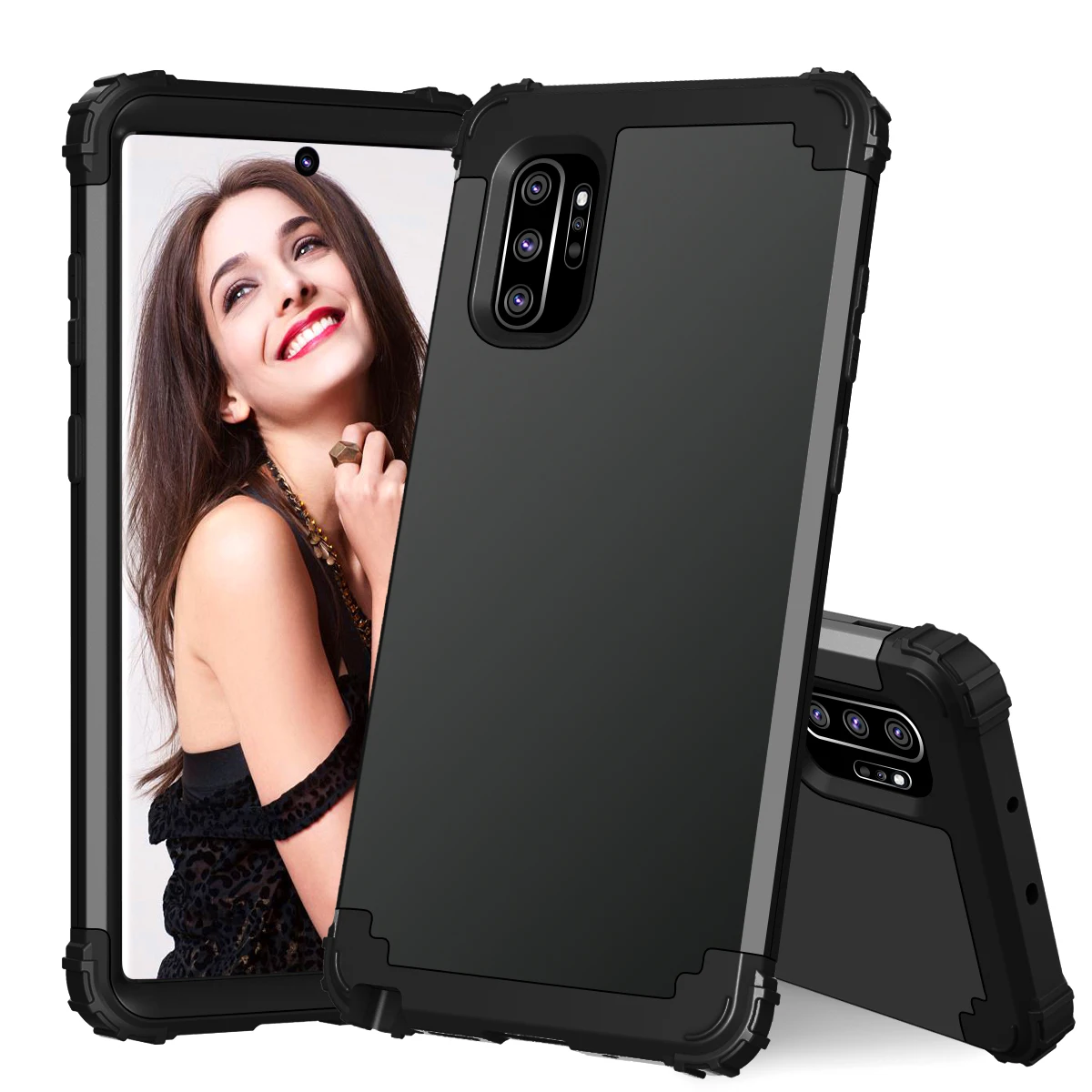 Shockproof Tough Hybrid Armor Drop Protection Case Cover For Samsung Galaxy Note 10+ Plus/Note 10