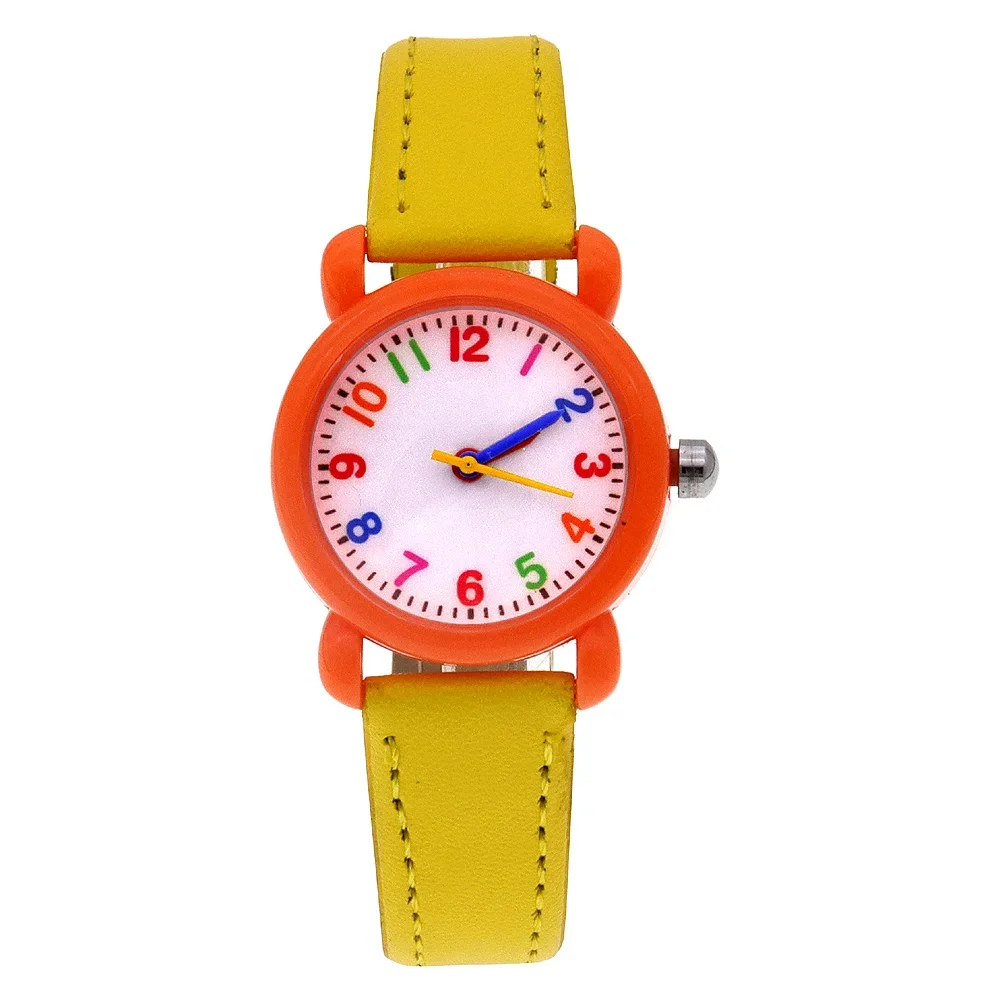 Colorful Kids Quartz Watch - Fashionable Timepiece Wristwatch Gift for Boys & Girls Children's Watch