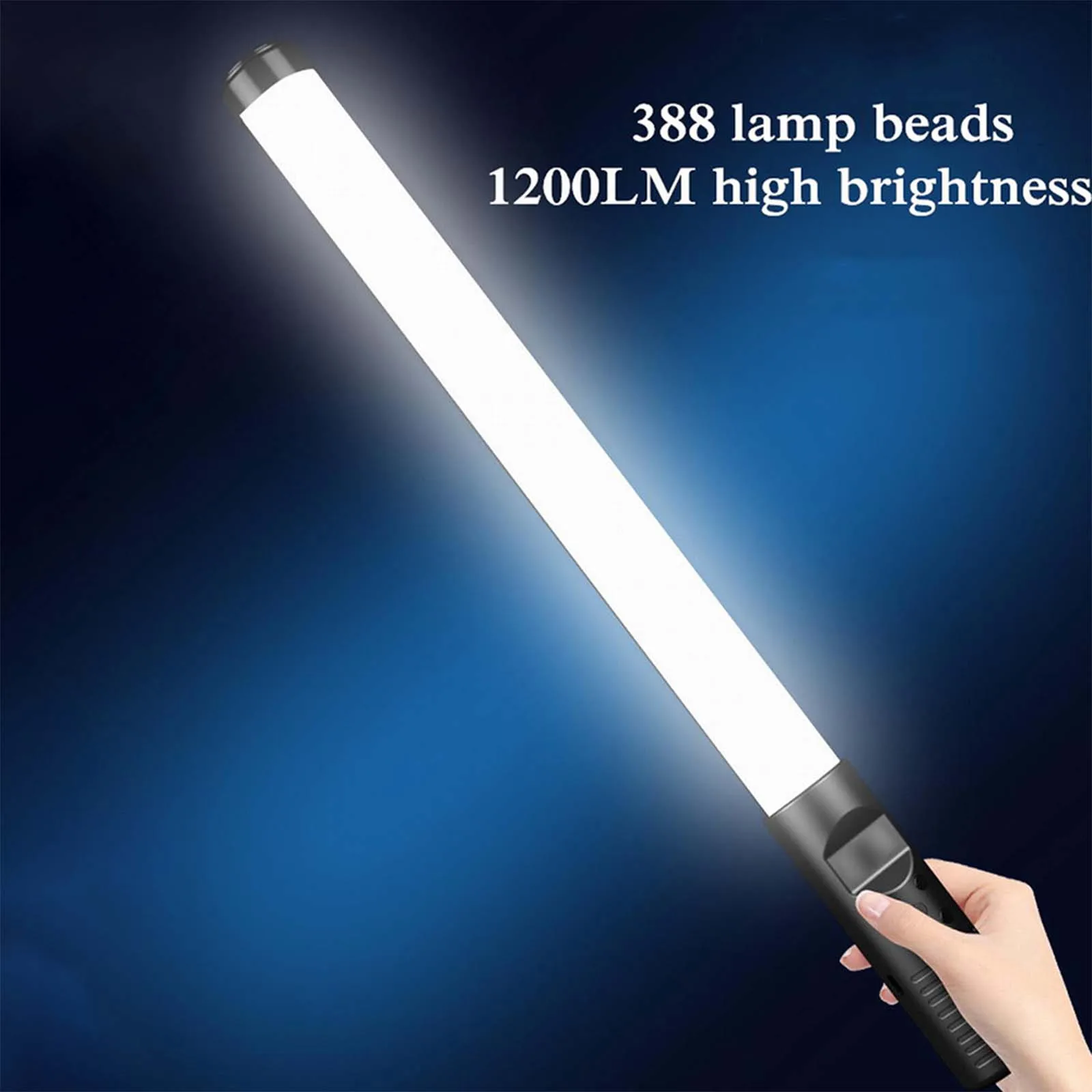 RGB ضوء ملون عصا إضاءة LED الفيديو الضوئي المحمولة تريد الإضاءة التصوير الفوتوغرافي مع وحدة تحكم عن بعد ملء الضوء