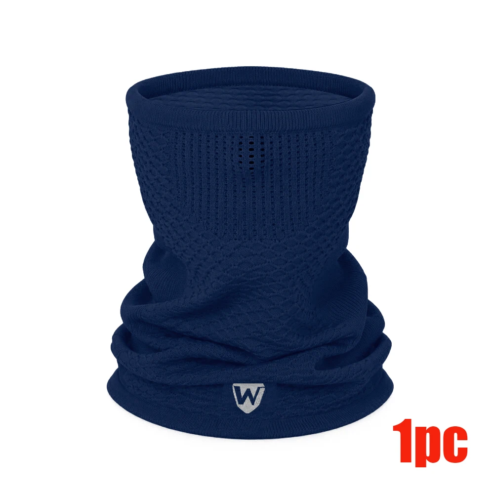 1pc/2pcs/3pcs Winter Warm Ademend Fietsmasker Sjaal Unisex Naadloos Elastisch Half Gezichtsmasker Buitensporten Hardlopen Skimasker