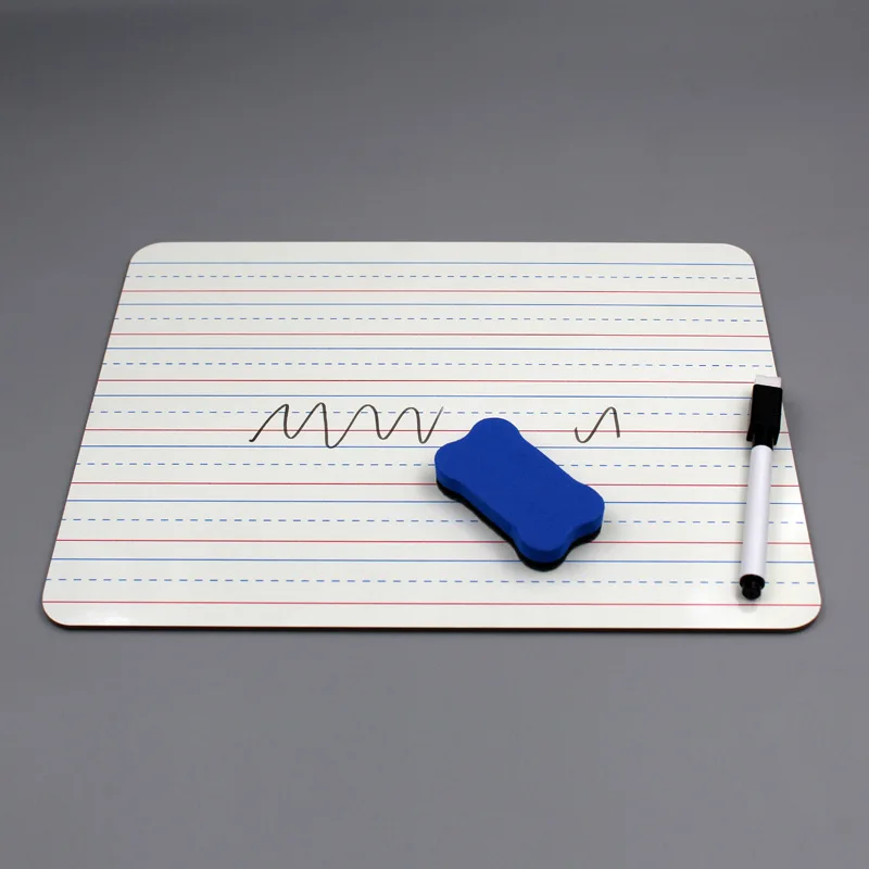 quadro-de-escrita-infantil-dupla-face-com-quatro-linhas-e-tres-grades-para-pratica-de-alfabeto-e-grafite-em-branco