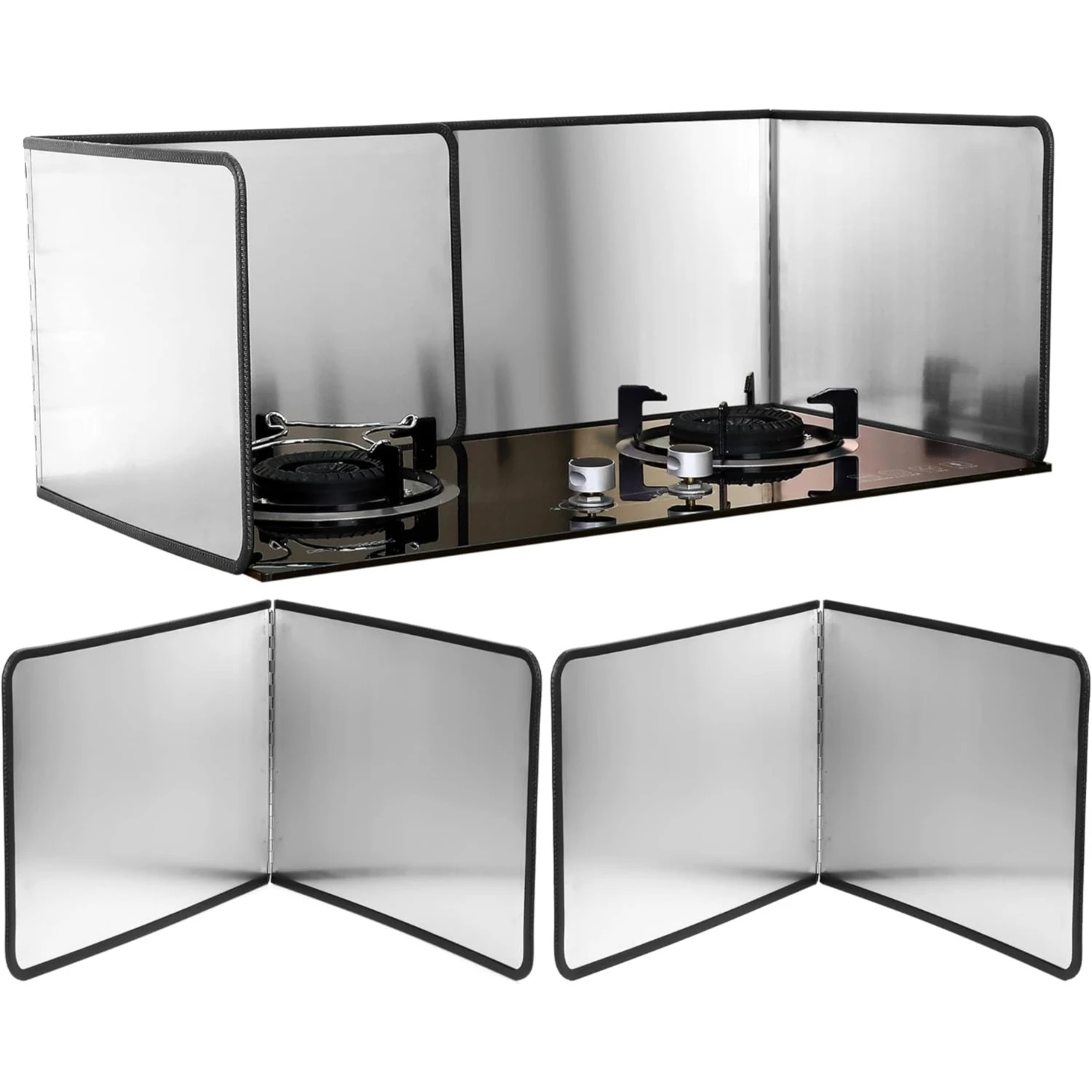 

Оцинкованный защитный экран от брызг масла для кухонной плиты, теплоизоляционная перегородка от брызг, антижирный щиток для газовых плит