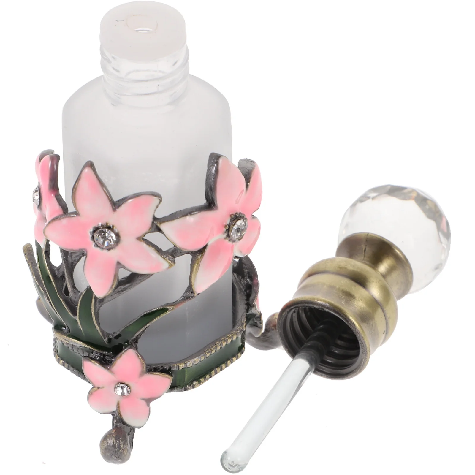 

Empty Perfume Bottles Small Glass Vintage Containers for Essential Oils Refillable Fragrance Dispenser Exotic Style Oil Bottle