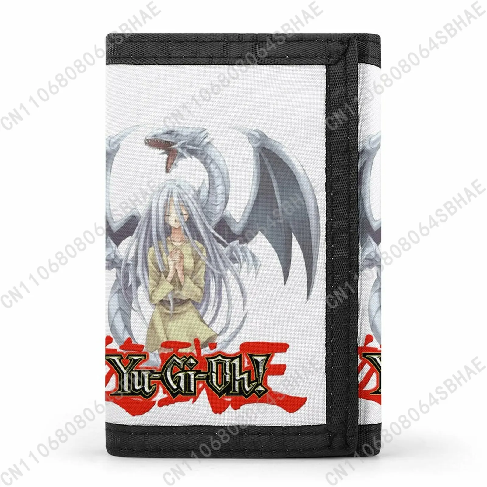 

Yu-Gi-Oh Trendy Tri Fold Wallet Teenage Girls Boys Slim 3 Fold Card Personalized Pattern Purse for School Daily Use