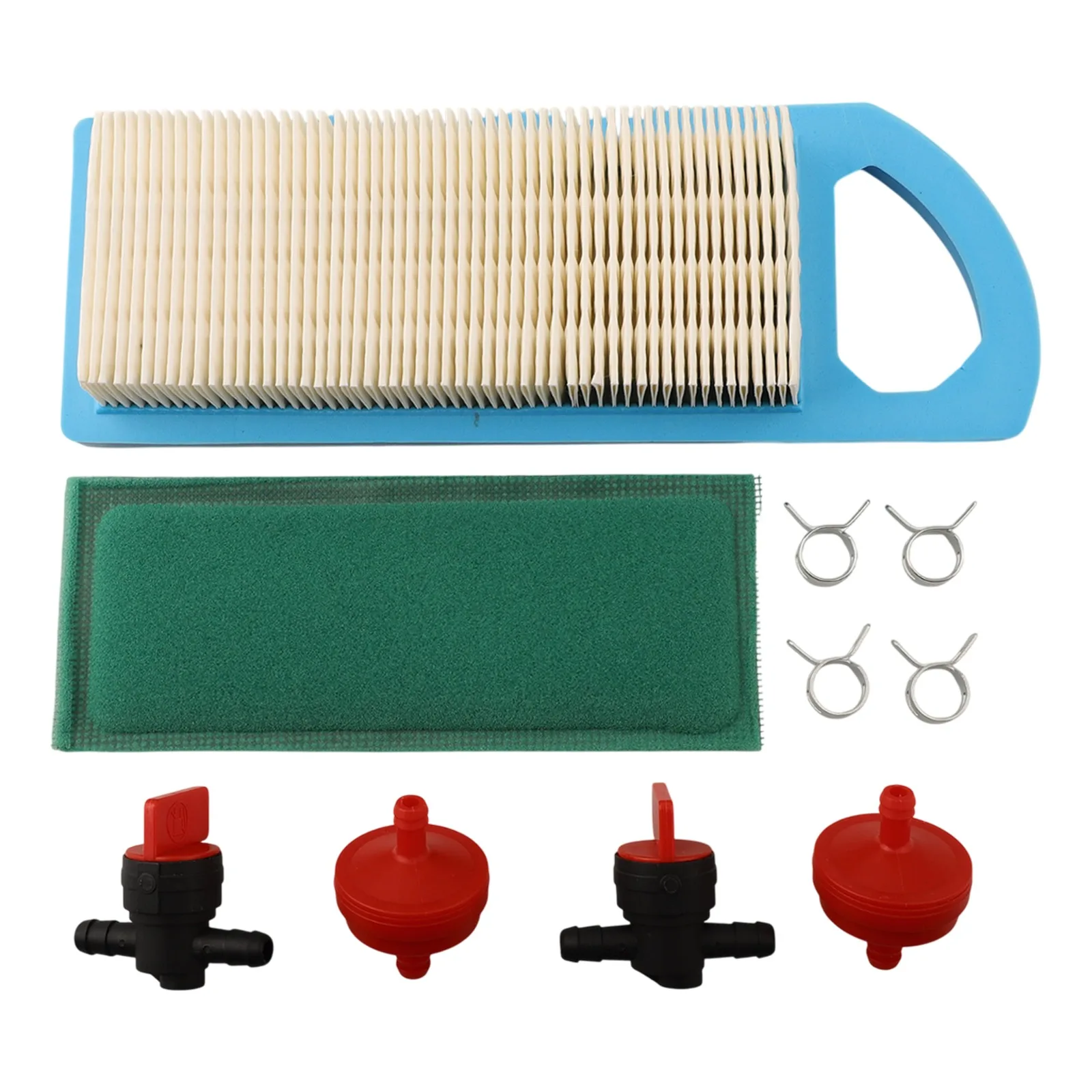 Premium Air Filter Tune Up Kit for Intek Engines from 15 to 19 5 For HP Featuring Parts Like Fuel Filters and Clamps