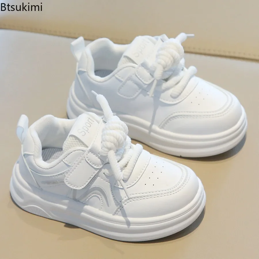 2026 Spring Autumn Fashion Girls Shoes  Kids Sneaker Comfort Soft Sole Boys Shoes Simple Versatile Girls' Casual Anti-slip Shoe