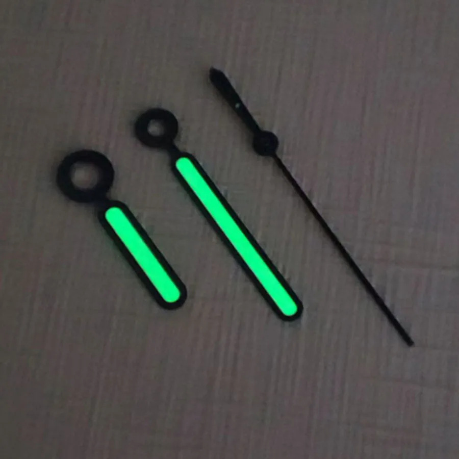 NH35 Hands New Watch Accessories Hands Black Border White Green Luminous Suitable For NH35 NH36 4R Movement