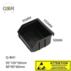 Q-BH1 ESD Hanging Bins Anti-static Conductive Smd Workspace Storage Solution Plastic Bin Small Component Box