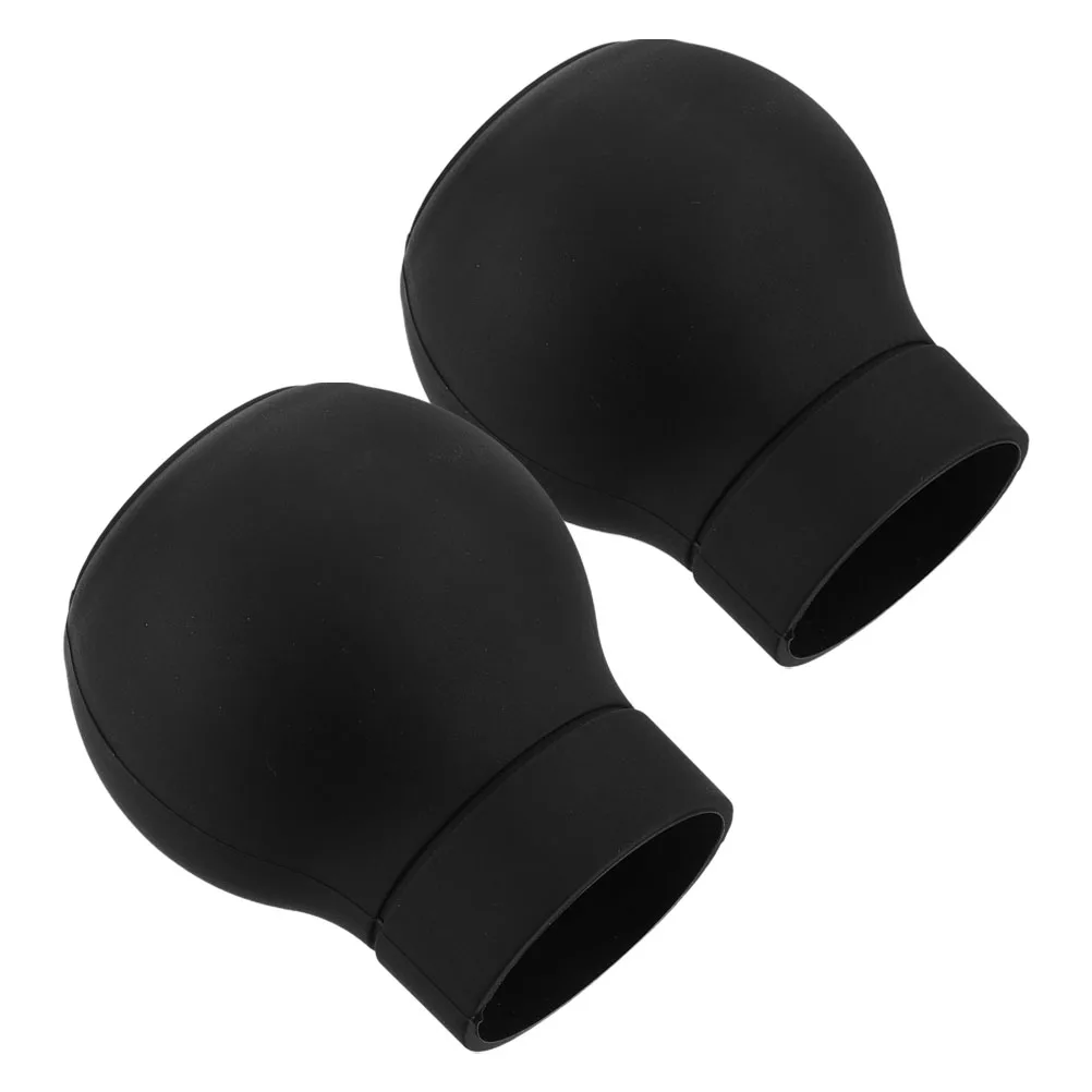 

2Pcs Car Gear Shift Cover Silicone Gear Knob Protector Anti-Slip Wear-Resistant Universal Manual Shifter Cover for 5-Speed