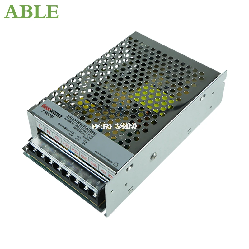 

Блок питания HAO-S150W 12 В 5 А, аркадные детали Jamma, переключающие билеты с монетоприемником, аксессуары для видеоигр