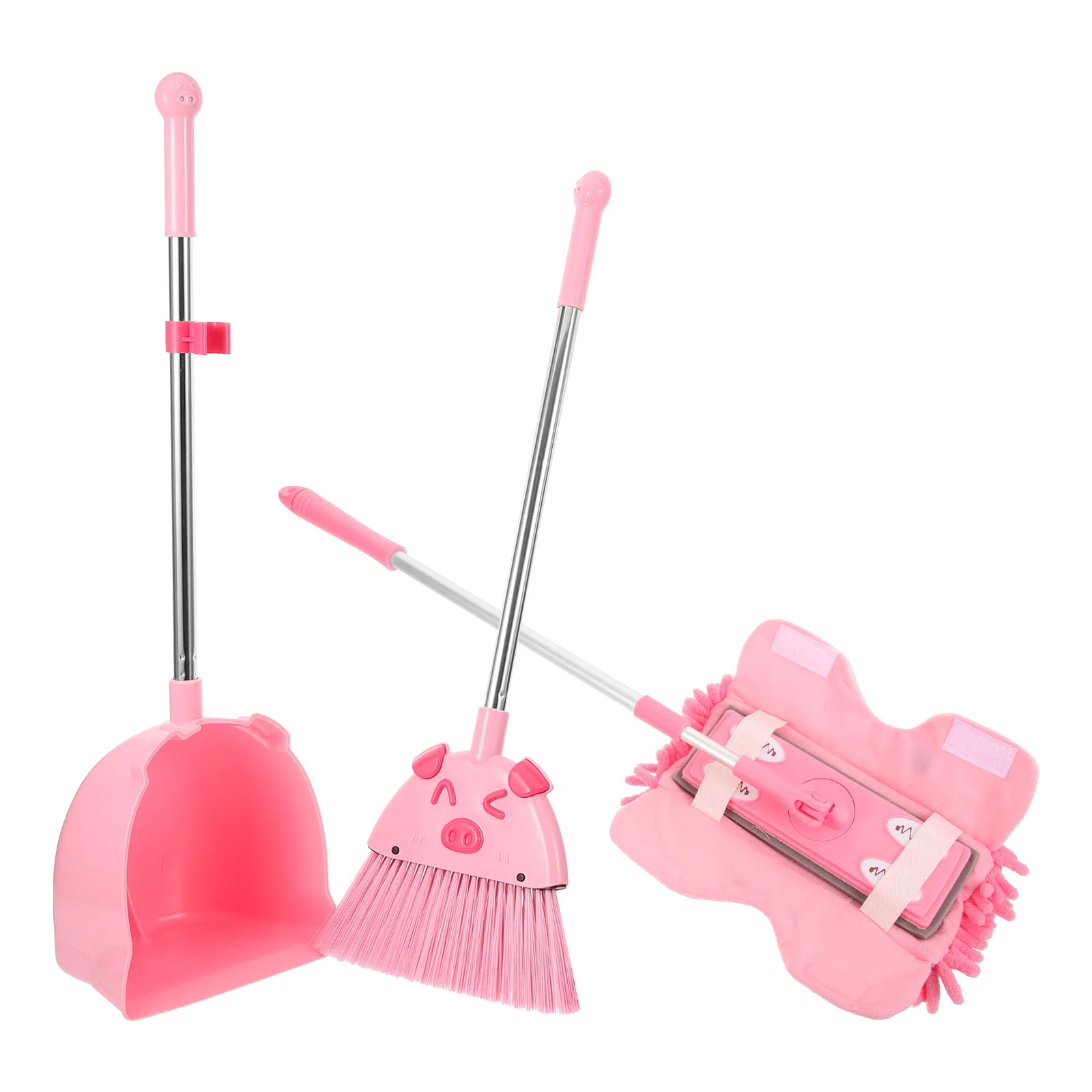 

Housekeeping Broom Children's and Dustpan Mop with Squeezer Stainless Steel Rod Mops