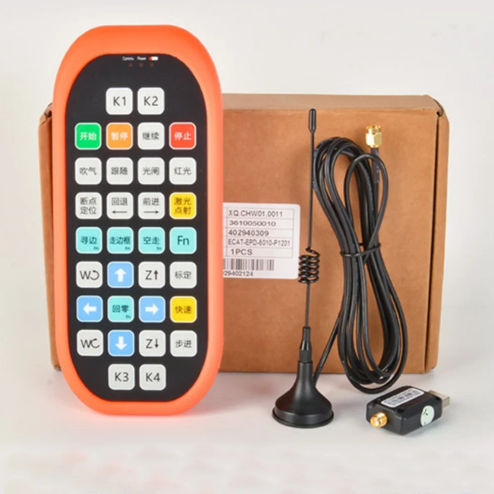 Raytools original Wireless Handleheld Control Box XQ.CHW01.0014 Remote Controller for Laser Cutter head for XC3000P/XC4000T