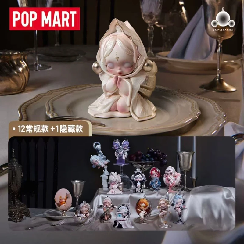 

Genuine Pop Mart Skullpanda The Feast Begins Series Blind Box Figures Popmat Skullpanda Mystery Box Decoration Skullpanda Gift