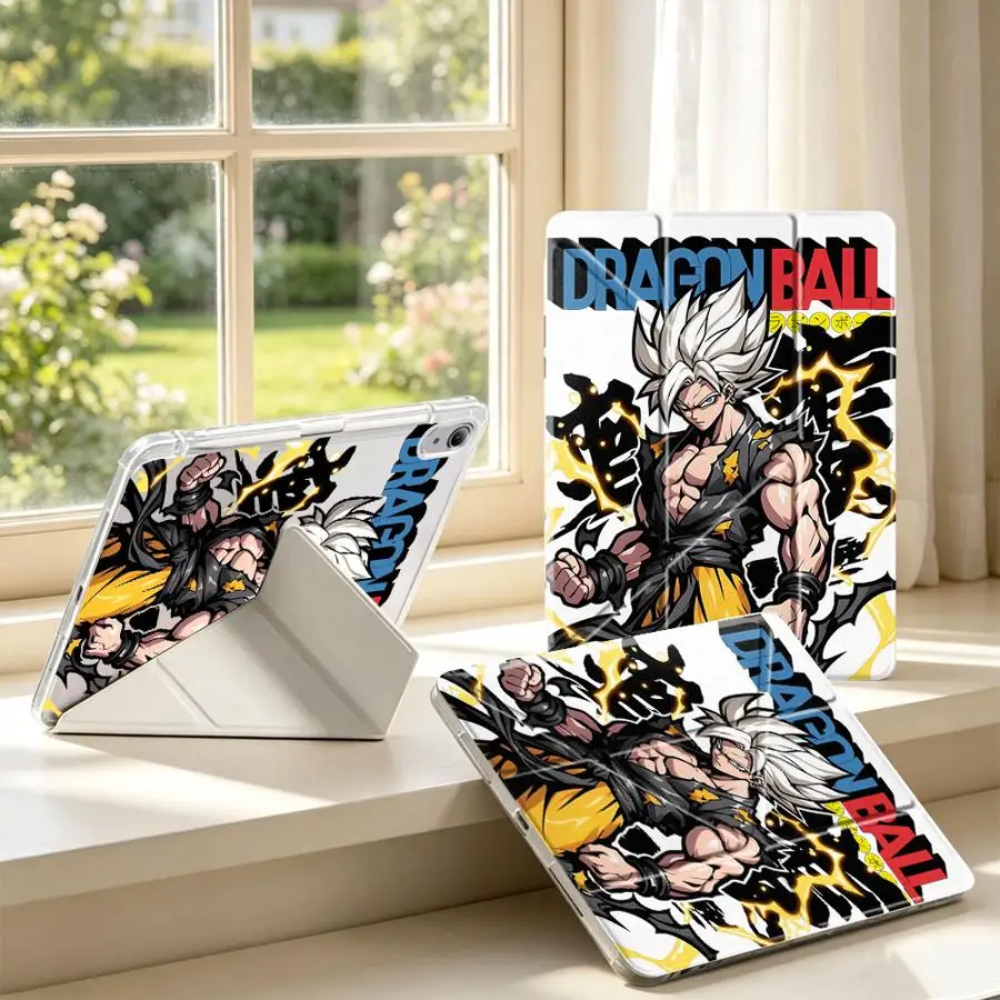 Dragon Ball Super Saiyan Tablet Case For Samsung Galaxy Tab S8 A11 S9 Plus S7 FE S10 Lite A9 Plus A8 With Pen Slot Cover