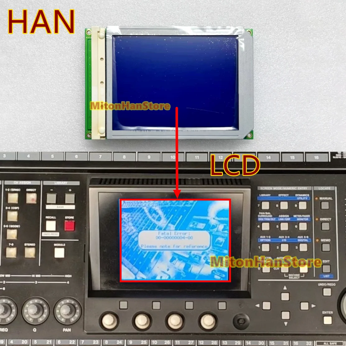 

Compatible Lcd Screen Display For Tascam DM24 mixer console( Test before shipment）