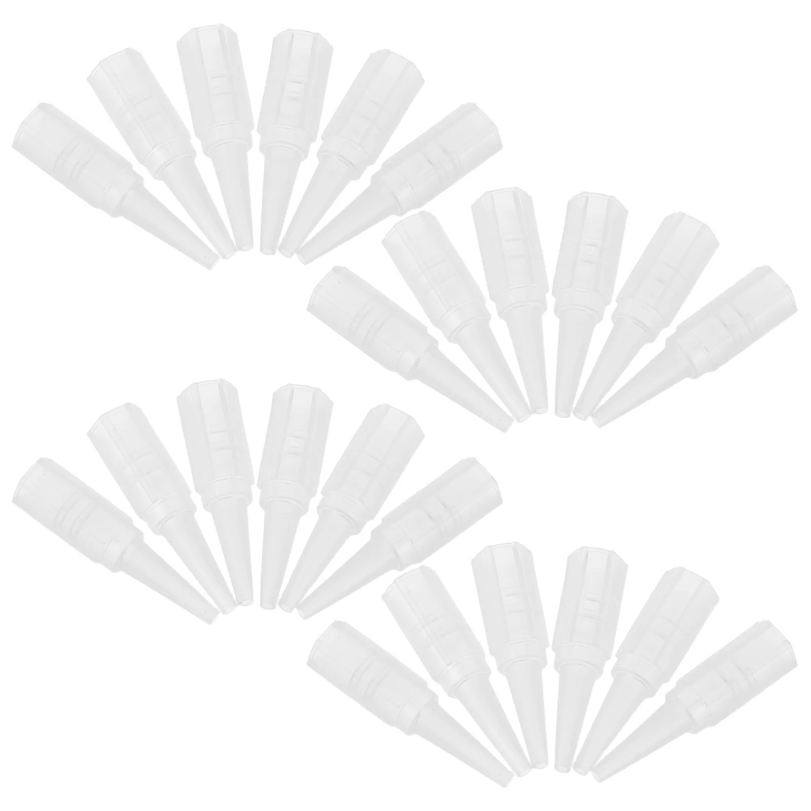 

500 шт., прозрачные насадки для тату-машины для бровей, дизайн с защитой от протечек, удобный материал, сменные чехлы, чехлы для наконечников тату-машины