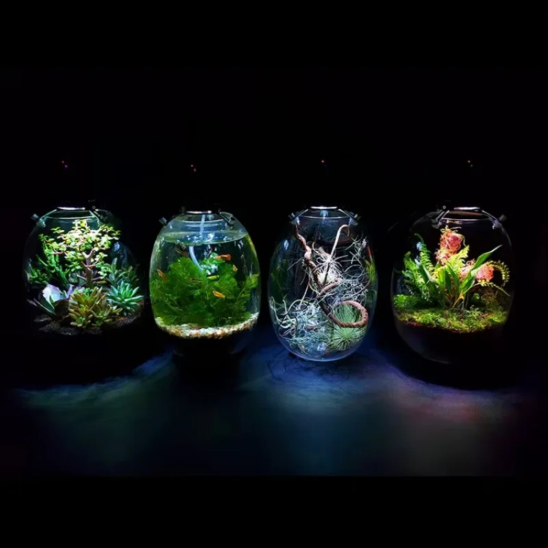 

LED Grow Light Full Spectrum High Power Gardening Oval Planting Bottle Plant Grow Lighting