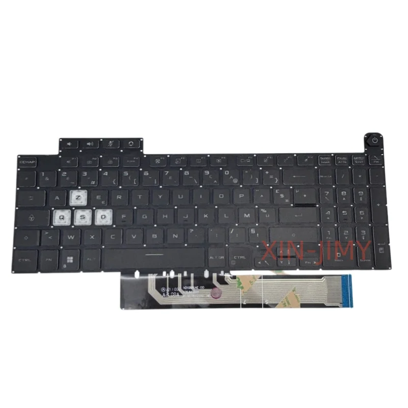 French Laptop Keyboard FOR ASUS TUF Gaming FX507 FX507ZM FX507ZU FX507ZV/ZI FA507RC FA507RE FA507RM/RR FX517 FX517ZM RGB Backlit