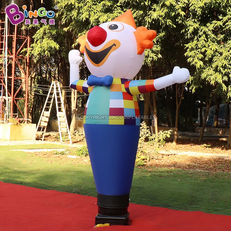 Payaso inflable personalizado de 2,7 m de altura, bailarín de aire para decoración publicitaria, 8,9 pies, divertidos bailarines de cielo, juguetes de tubo para hombre, BG-D0161