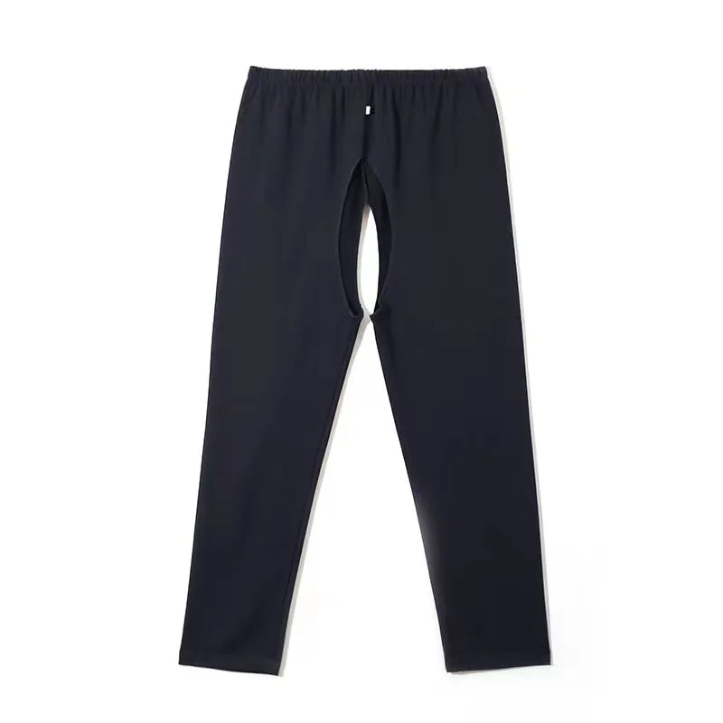 요실금 노인용 오픈 가랑이 속옷 커버 스커트 성인 잠옷 야간 사용 유니섹스 드롭 솔기 이동성 제한 케어 바지