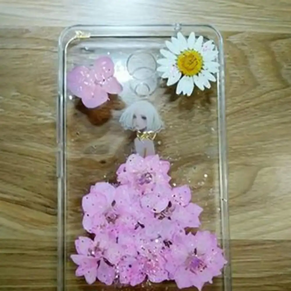 12Pcs Dried Flowers Epoxy Resin DIY Creation Dried Pressed Flowers DIY Jewelry Mobile Phone Shell Flower Sticker Nail Art